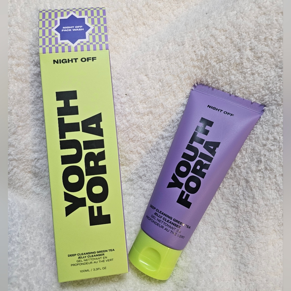 Youthforia Night Off Deep Cleansing Green Tea Jelly Cleanser